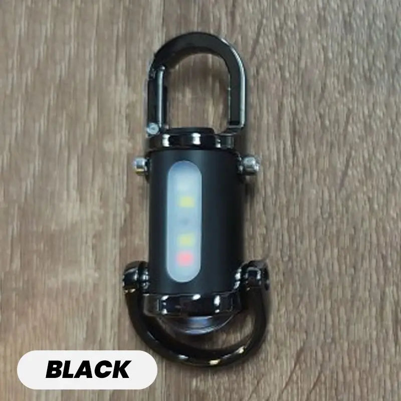 1200LM Superljus Mini Nyckelringsficklampa – Vattentät & USB-Uppladdningsbar – För Camping & Nödsituationer