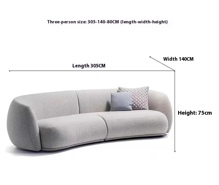 Lyxig Nordisk Enpersonssoffa – Modern Design – Bekväm Loungestol för Vardagsrum & Läsning