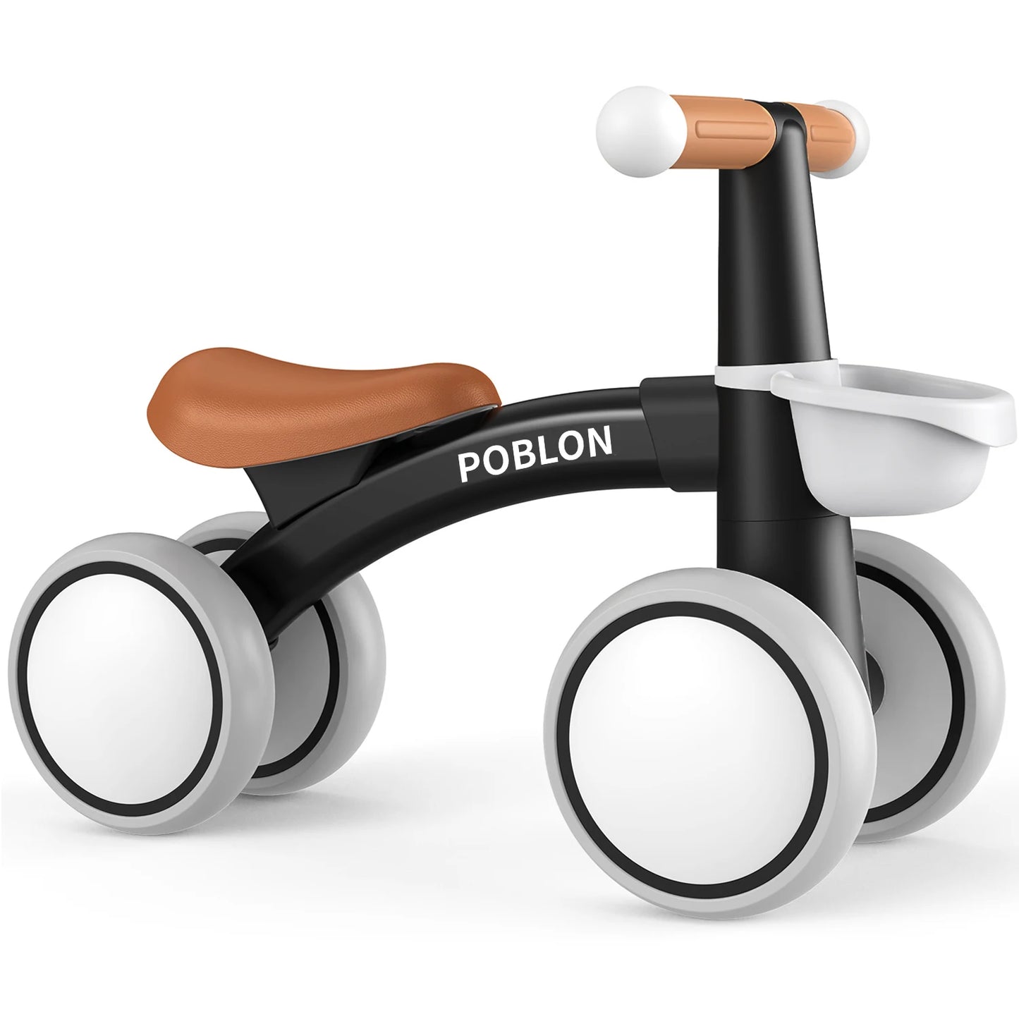 Barncykel utan pedaler – Balanscykel med korg för barn 12–24 månader