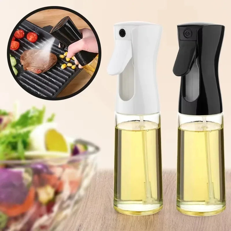 Oljedispenser med Sprayfunktion – 200ml/300ml/500ml – För Matlagning, Grill & Bakning