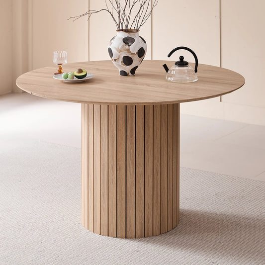EGOONM Runt Matbord – Nordisk Design för 4–6 Personer (Ø 120 cm)
