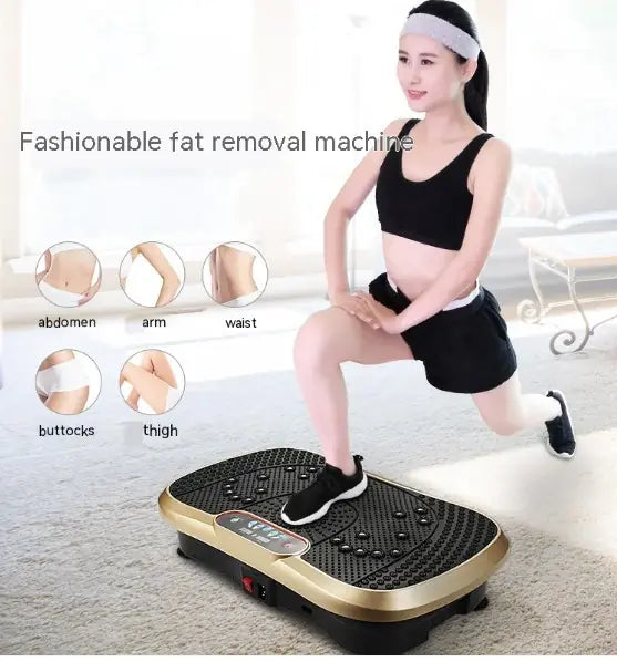 Lazy Power Plate – Vibrationsplatta för Hela Kroppen (Träning hemma)