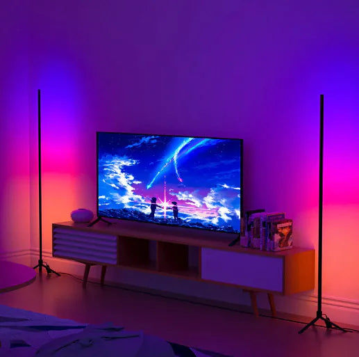 LED-hörnlampa Color Glow – Fjärrstyrd & Justerbar Atmosfärbelysning
