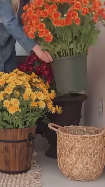 Konstgjorda Höstblommor – Vattentåliga Mumsblommor för Utomhus & Inomhus (5-pack)