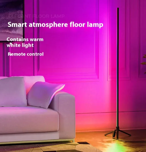 LED-hörnlampa Color Glow – Fjärrstyrd & Justerbar Atmosfärbelysning