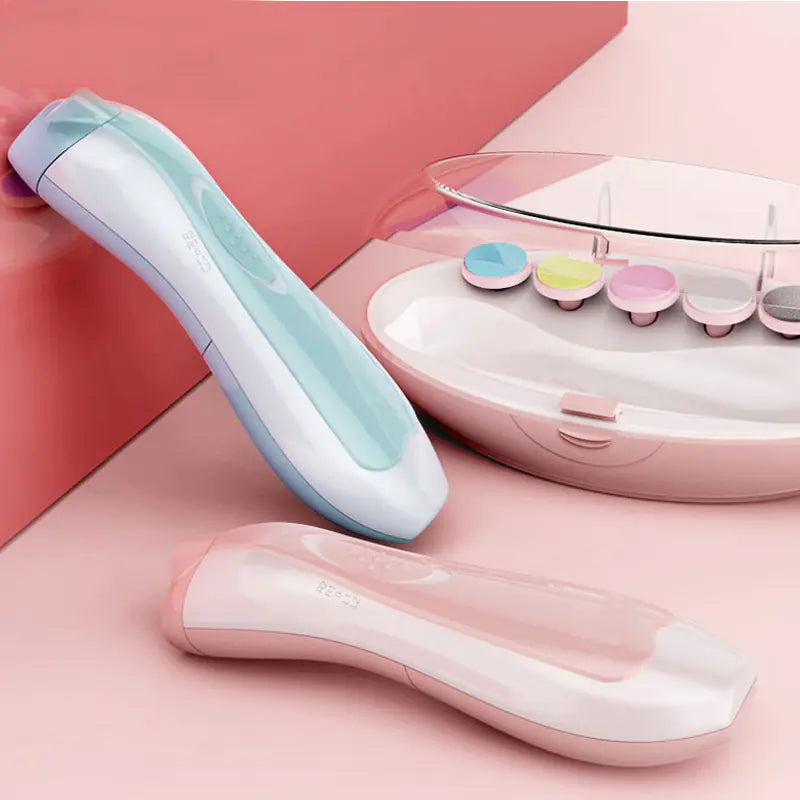 👶 Multifunktionell Elektrisk Nagelpolerare för Bebisar – Manikyrset för Barn 0–3 år