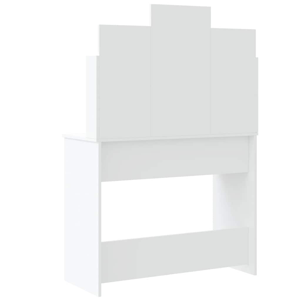 Sminkbord Med Led 96X40X142 Cm