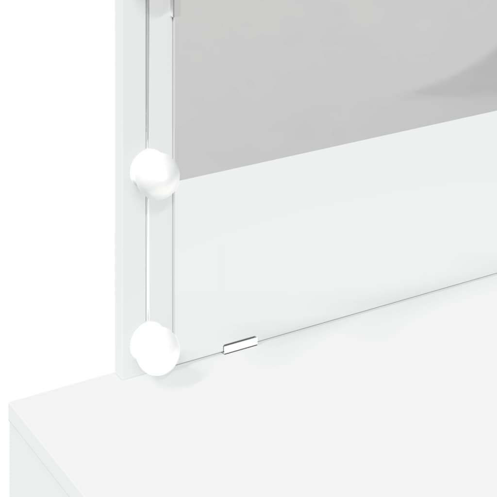 Sminkbord Med Led 100X40X120 Cm