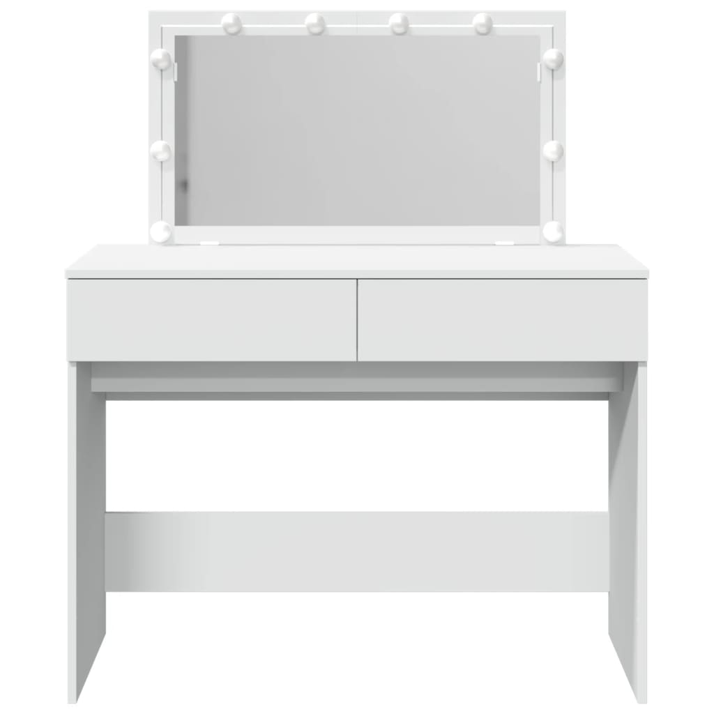 Sminkbord Med Led 100X40X120 Cm