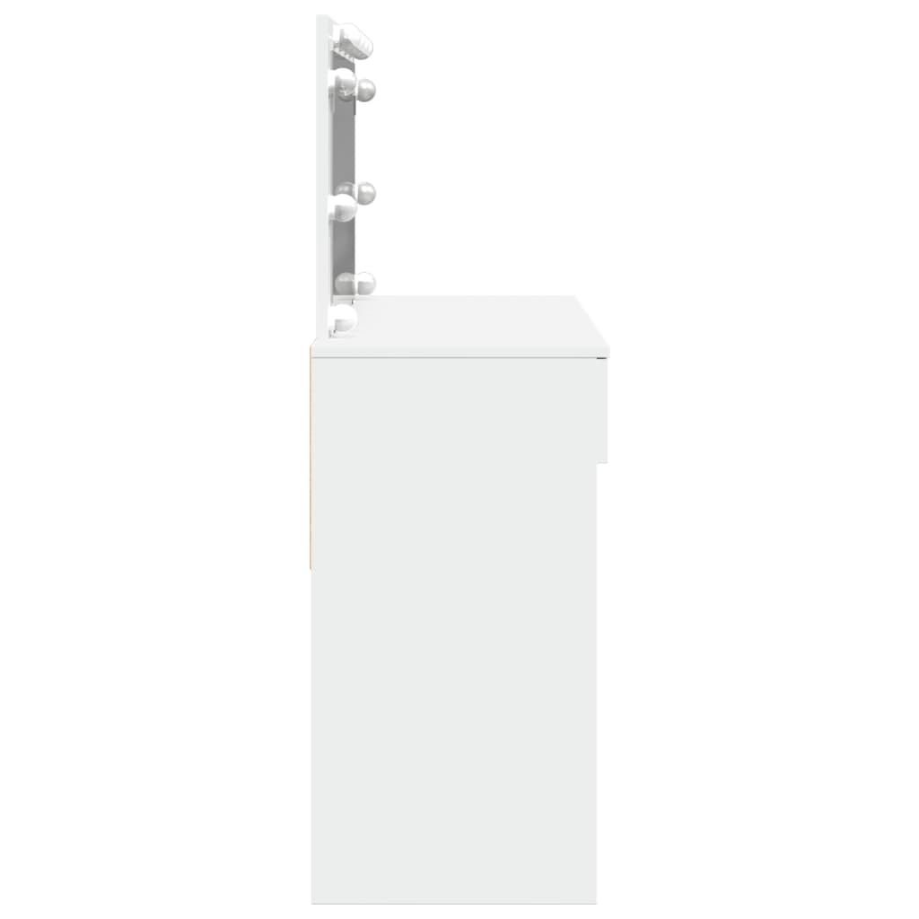 Sminkbord Med Led 100X40X120 Cm