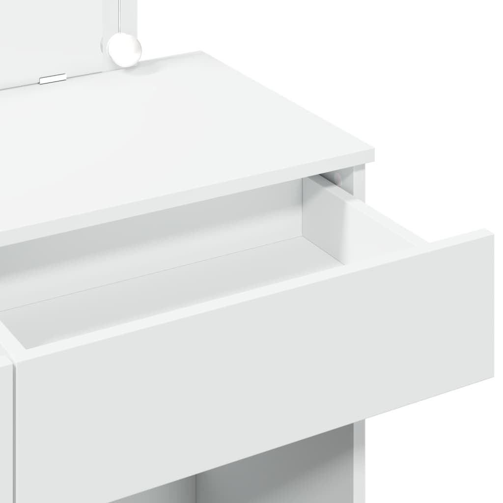 Sminkbord Med Led 100X40X120 Cm