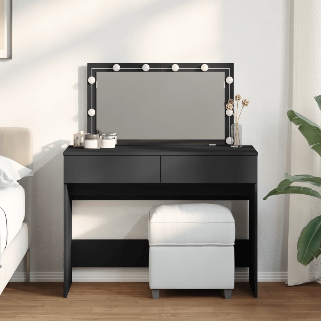 Sminkbord Med Led 100X40X120 Cm