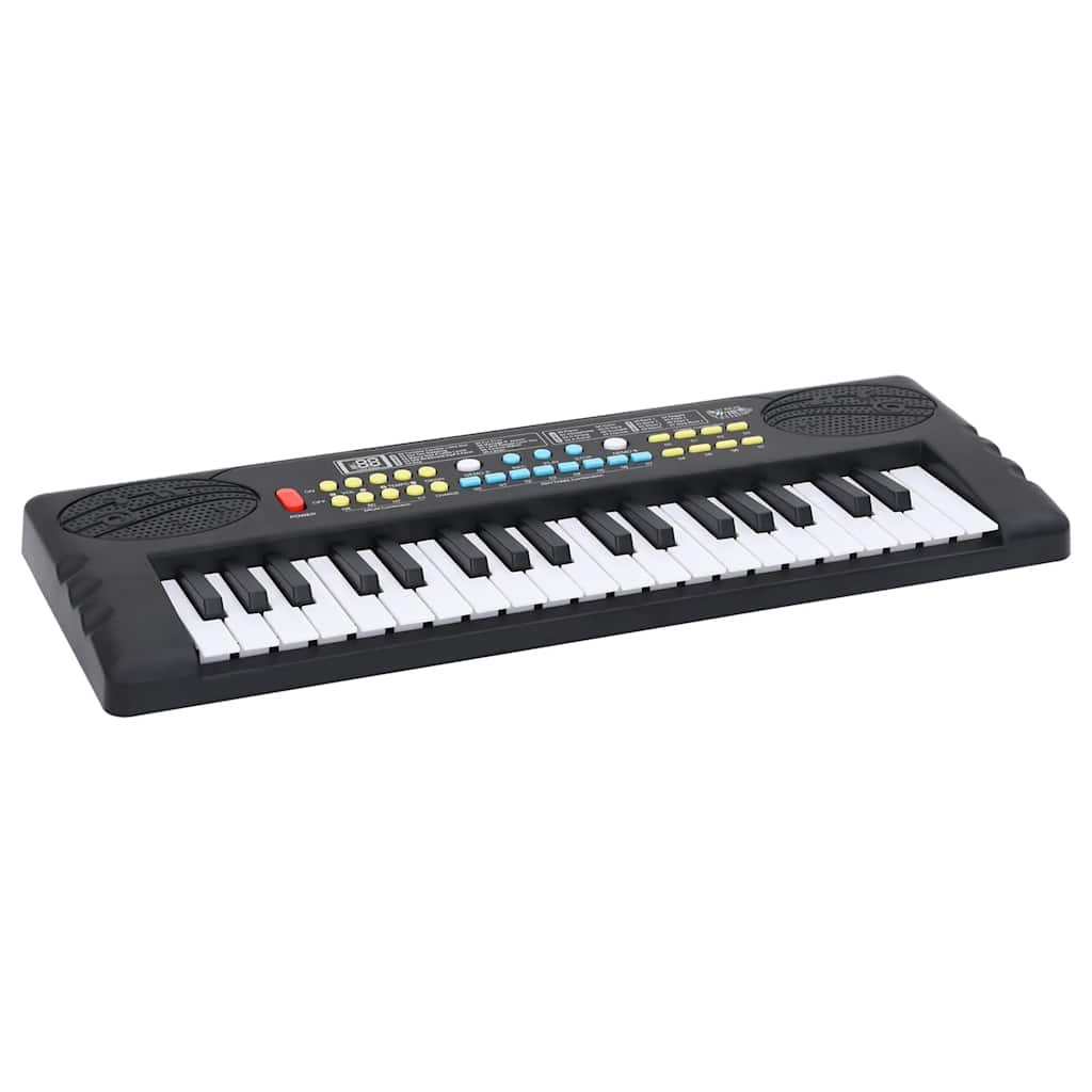 Piano Elektriskt Tangentbord 37 Tangenter Och Mikrofon För Barn
