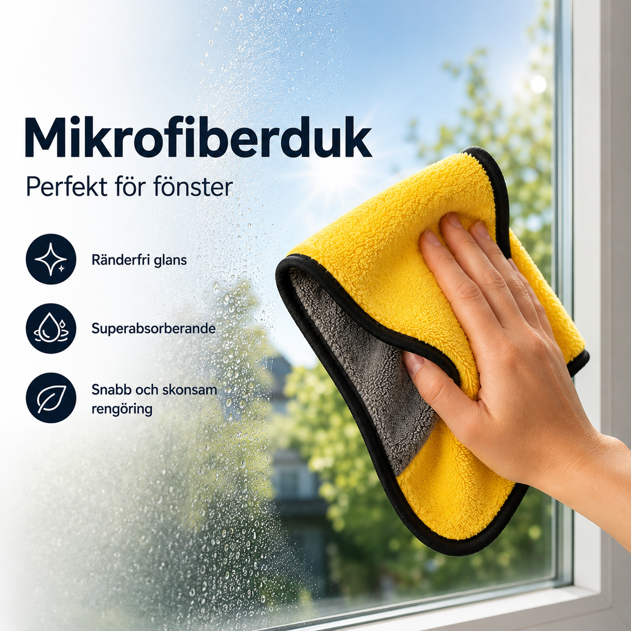 Mikrofiberdukar 3- 5 -10 Pack