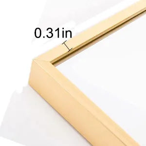 Anajqaqia Helkroppsspegel – 150 × 40 cm med Guldfärgad Metallram