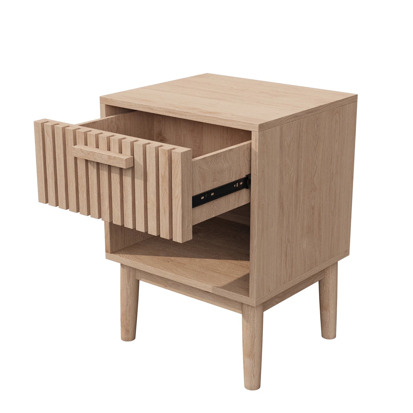 Rosahqnda Sängbord – 2-pack | Modern Marockansk Stil med Förvaring
