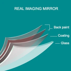 Anajqaqia Helkroppsspegel – 150 × 40 cm med Guldfärgad Metallram