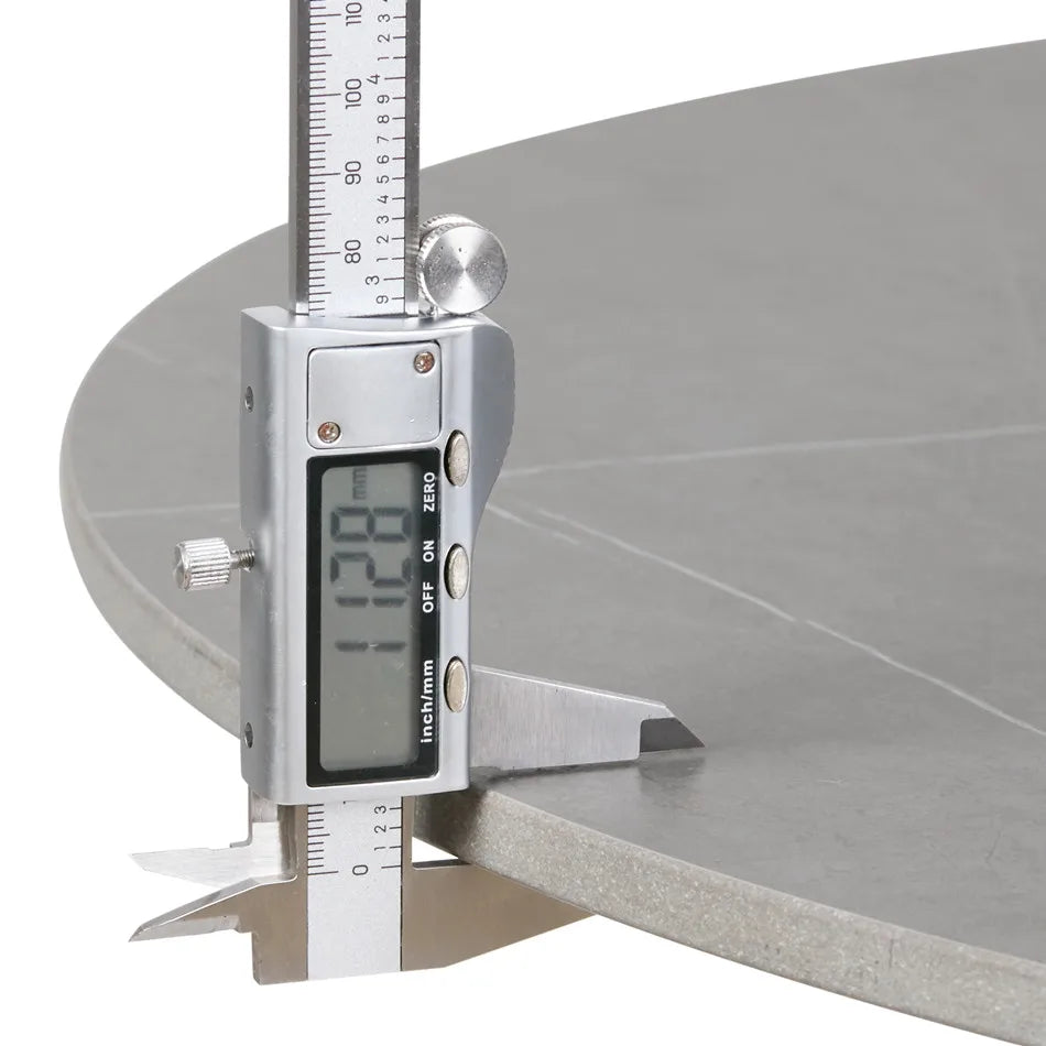 LUVODI Runda Soffbord – 2-pack i Svart & Mörkgrå med Metallben