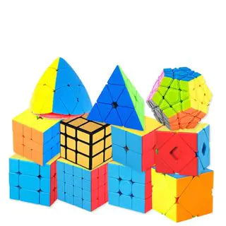 Speed ​​Magic Cube utan Klistermärken – Hjärngympa för Barn &amp; Vuxna