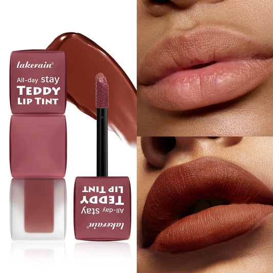 Teddy Lip Tint – Vattenfast Läppfärg med Matt Finish – Upp till 12h Hållbarhet