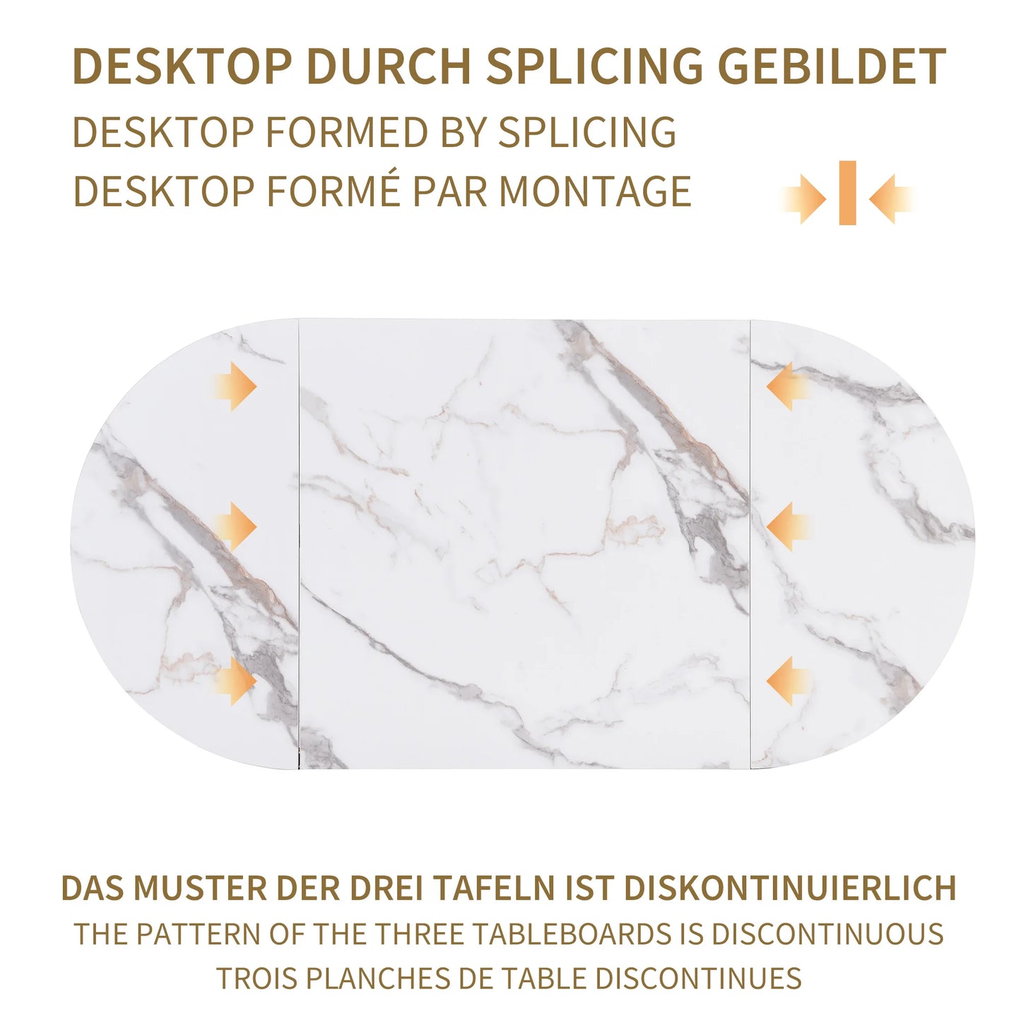 Matgrupp (7 delar) – Ovalt Bord med 4 Små & 2 Stora Pallar