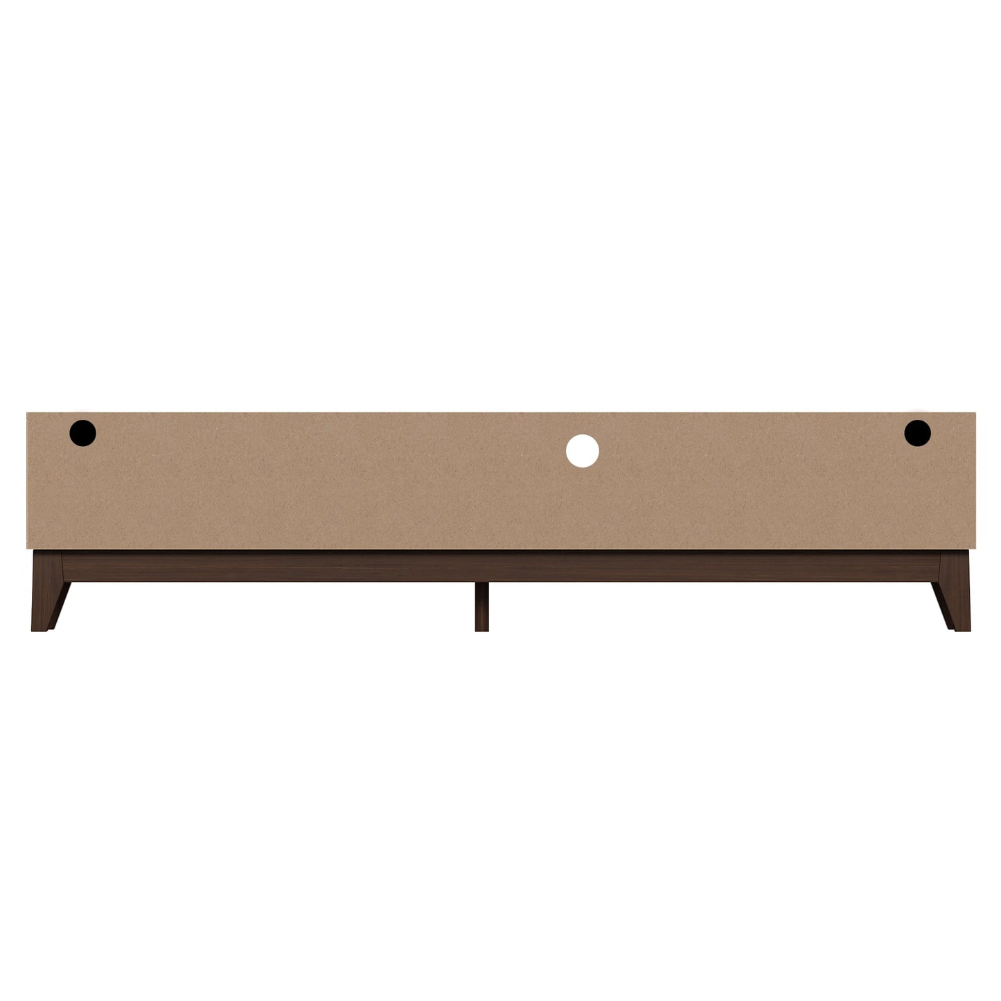 TV-bänk med låda och tre dörrar – Vintage träfinish