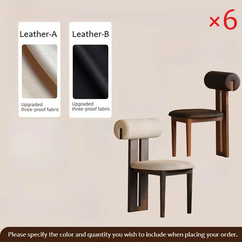 4-pack nordiska matstolar i massivt trä fransk retrostil tygsits Hippo design