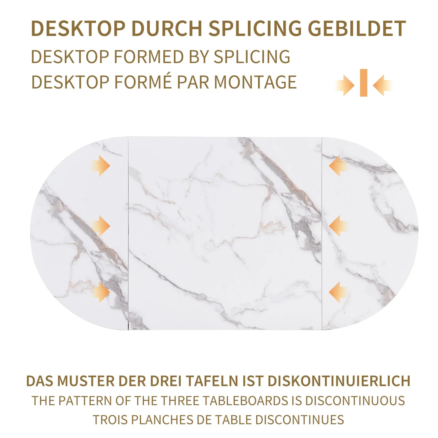 Matgrupp (7 delar) – Ovalt Bord med 4 Små & 2 Stora Pallar