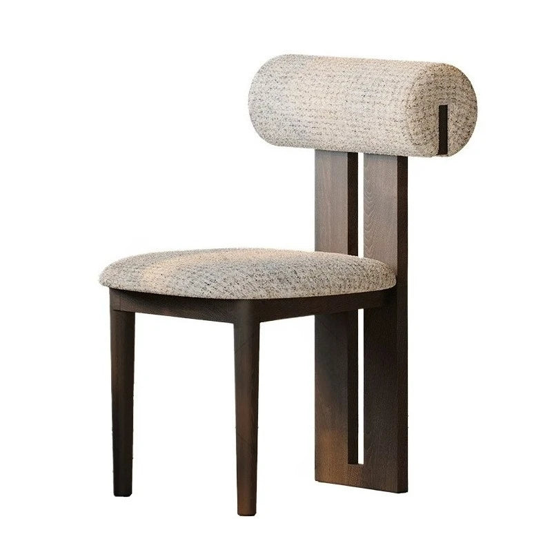 4-pack nordiska matstolar i massivt trä fransk retrostil tygsits Hippo design