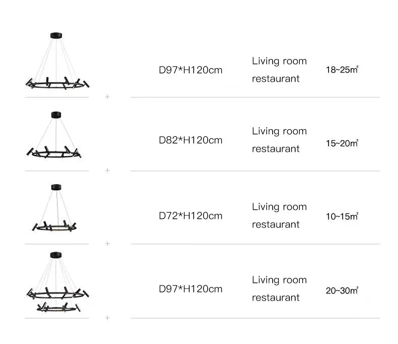 Italiensk Rund Taklampa – Modern Svart Spotlight för Hem & Restaurang
