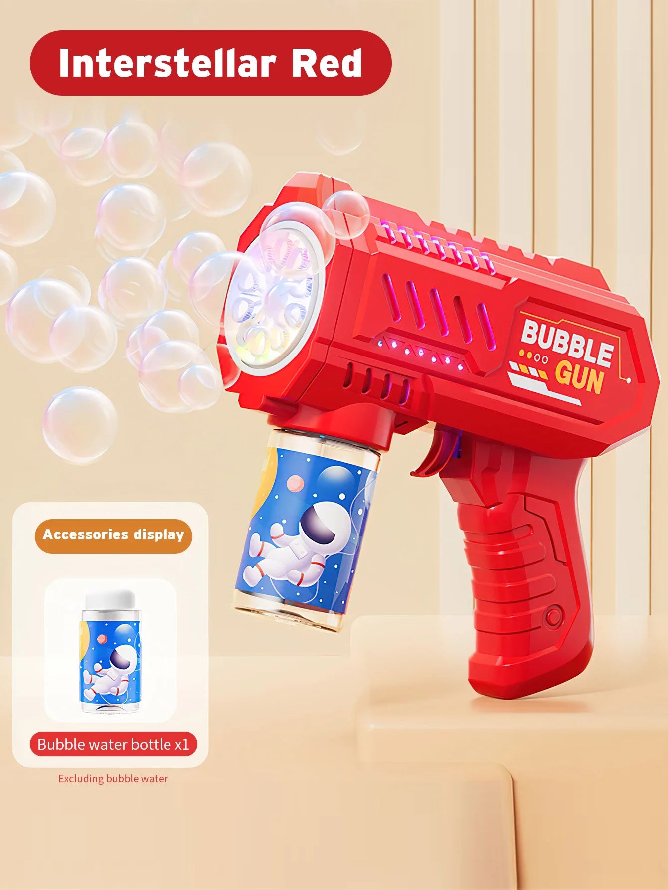 🫧 Automatisk Bubbelmaskin – Raketformad Bubbelpistol med Vätska | Utomhusleksak för Barn 3–6 år