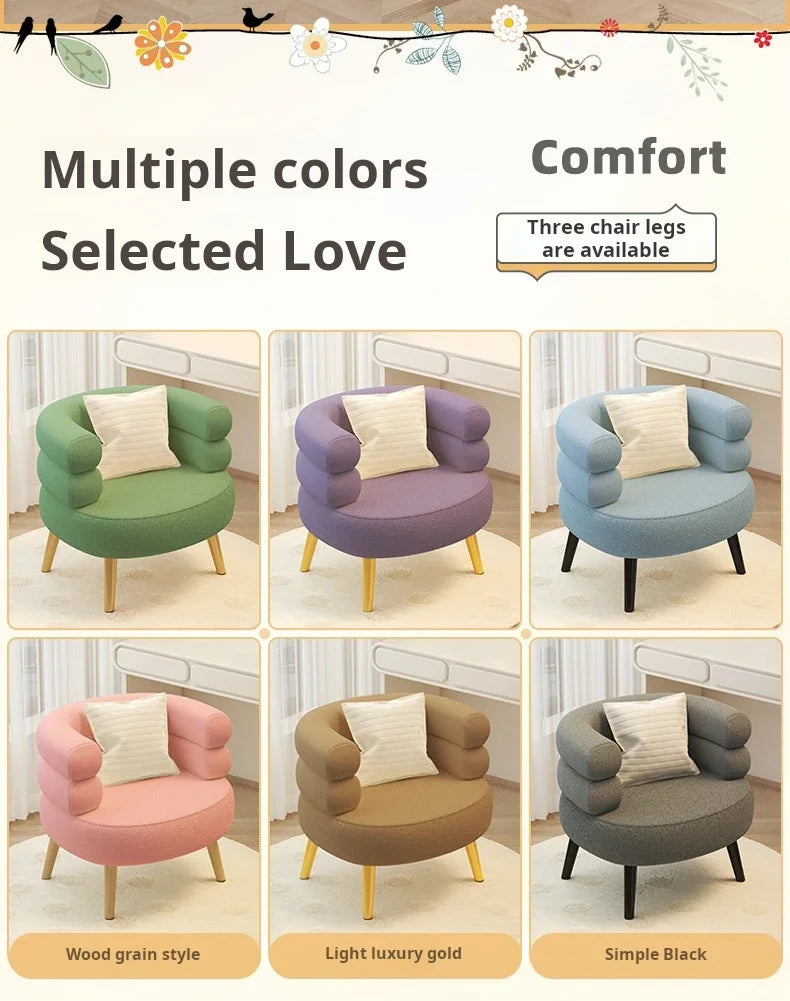 Fluffig 1-sits Soffa – Nordisk Lyx för Vardagsrum & Sminkhörna