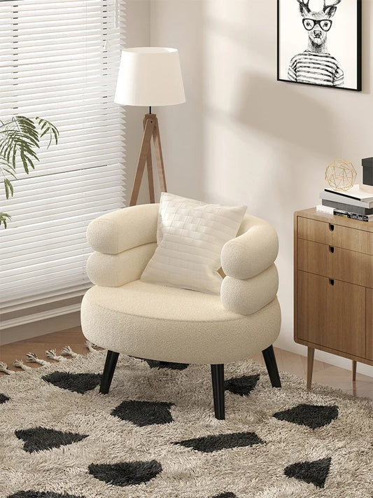 Fluffig 1-sits Soffa – Nordisk Lyx för Vardagsrum & Sminkhörna