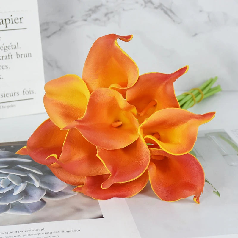Konstgjorda kallablommor – 5 eller 10 delar