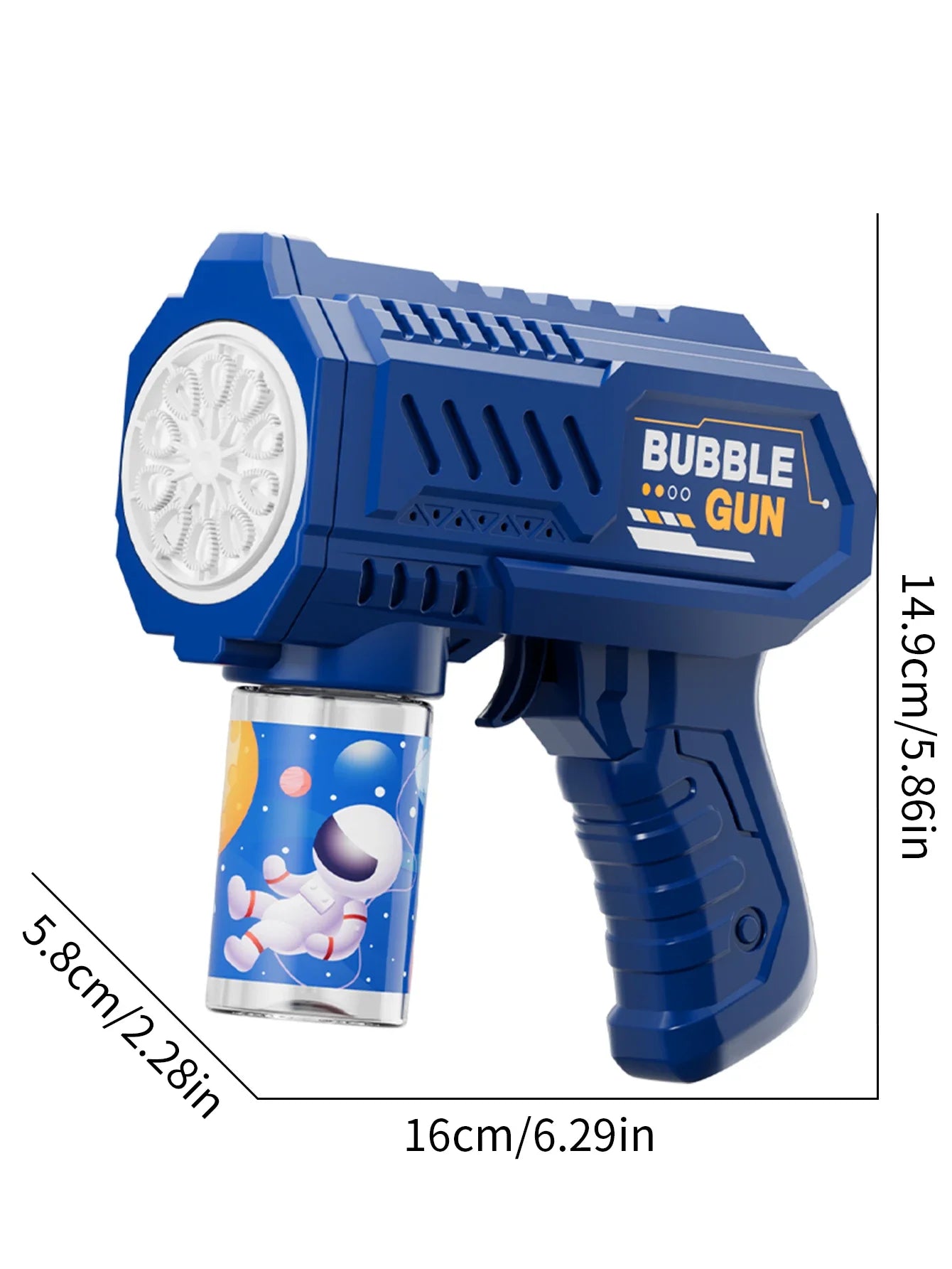 🫧 Automatisk Bubbelmaskin – Raketformad Bubbelpistol med Vätska | Utomhusleksak för Barn 3–6 år