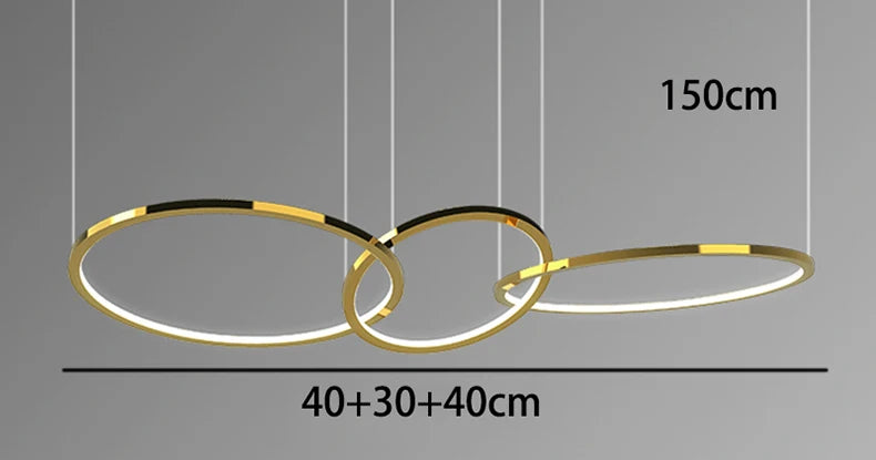 Nordisk Taklampa i Modern Design – Justerbar LED Pendellampa för Matsal, Vardagsrum & Sovrum