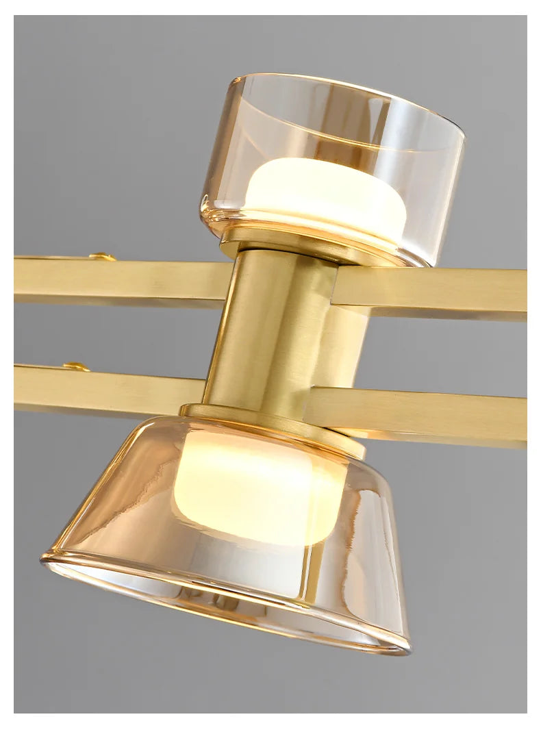 Nordisk LED-ljuskrona – Lyxig Design för Restaurang, Bar & Köksö