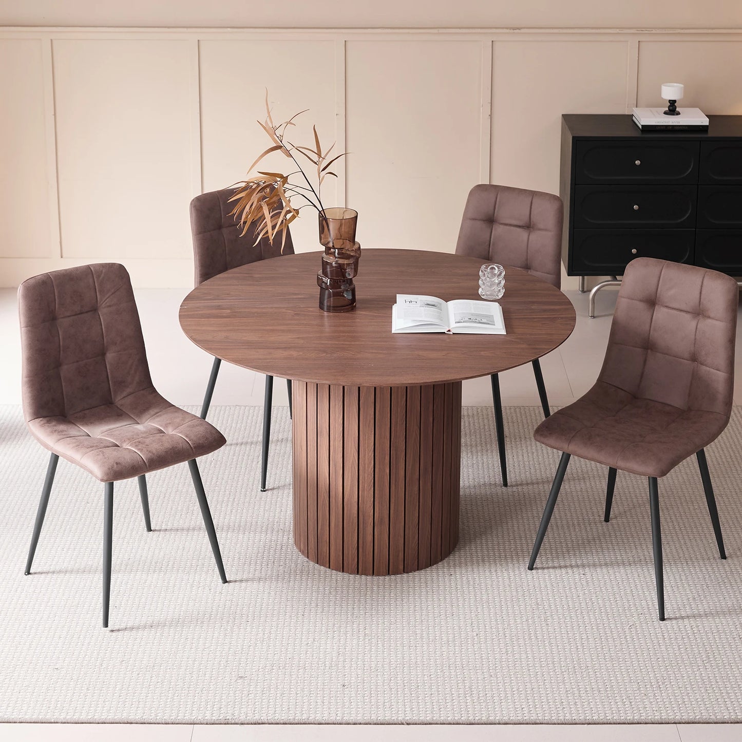 EGOONM Runt Matbord – Nordisk Design för 4–6 Personer (Ø 120 cm)