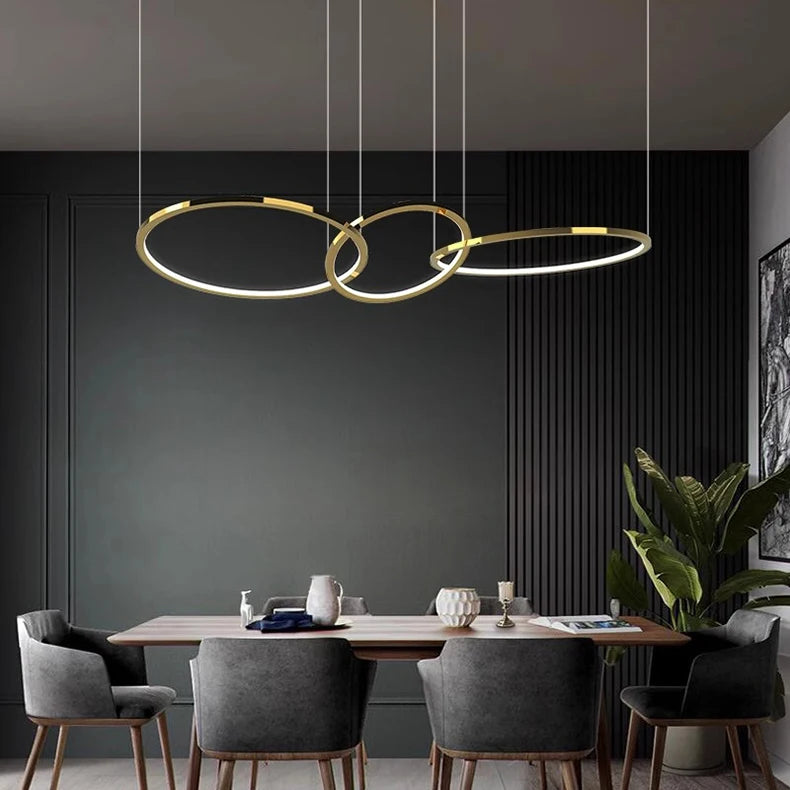 Nordisk Taklampa i Modern Design – Justerbar LED Pendellampa för Matsal, Vardagsrum & Sovrum