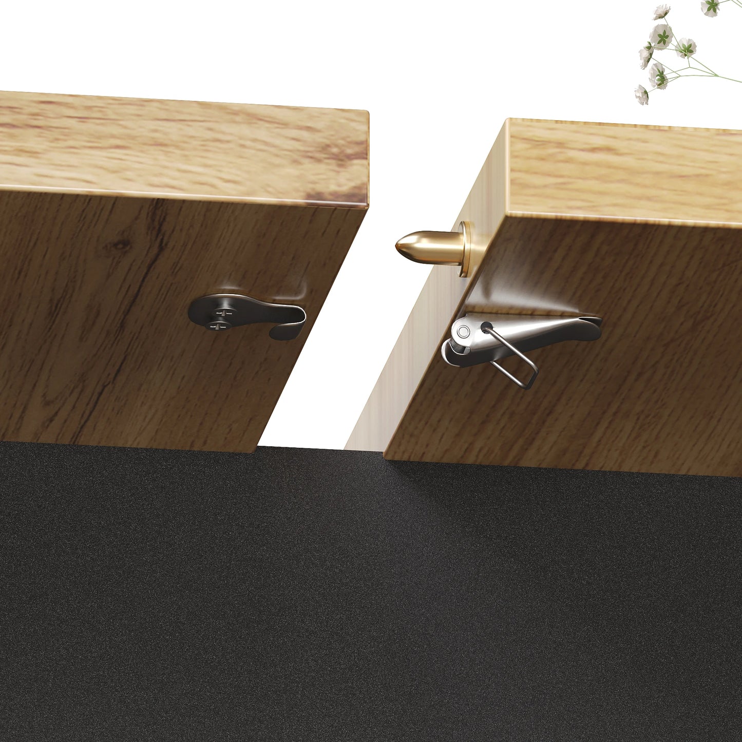 Utdragbart Matbord med Förvaring – Modern Design för Kök & Vardagsrum (110–140 × 80 cm)