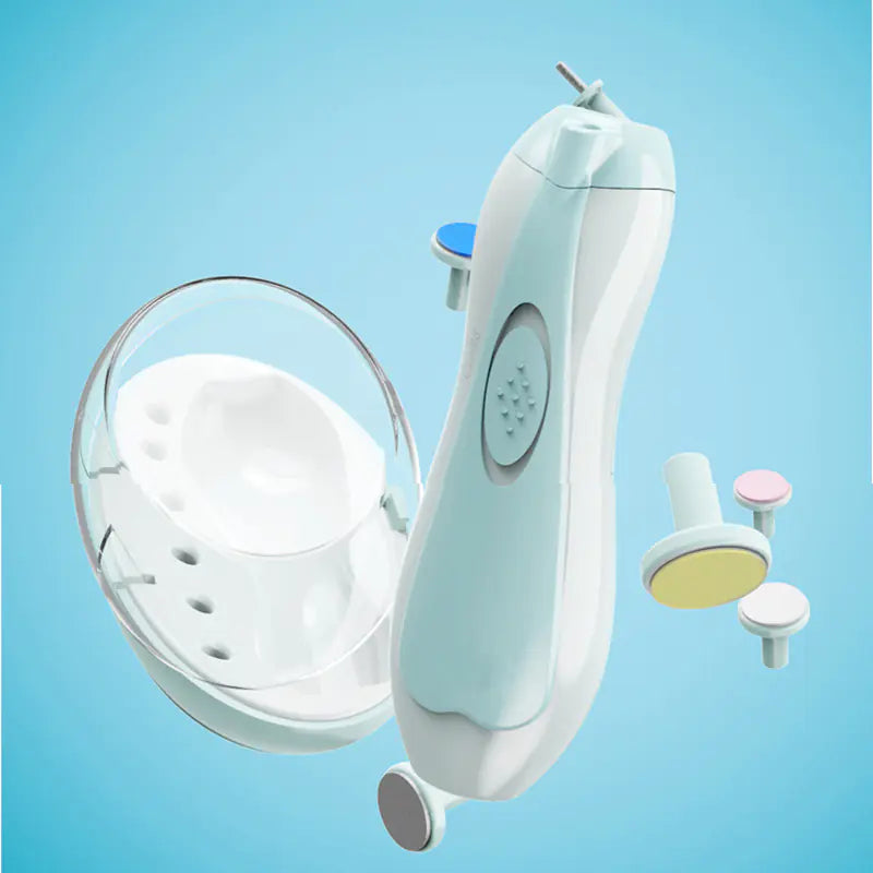👶 Multifunktionell Elektrisk Nagelpolerare för Bebisar – Manikyrset för Barn 0–3 år