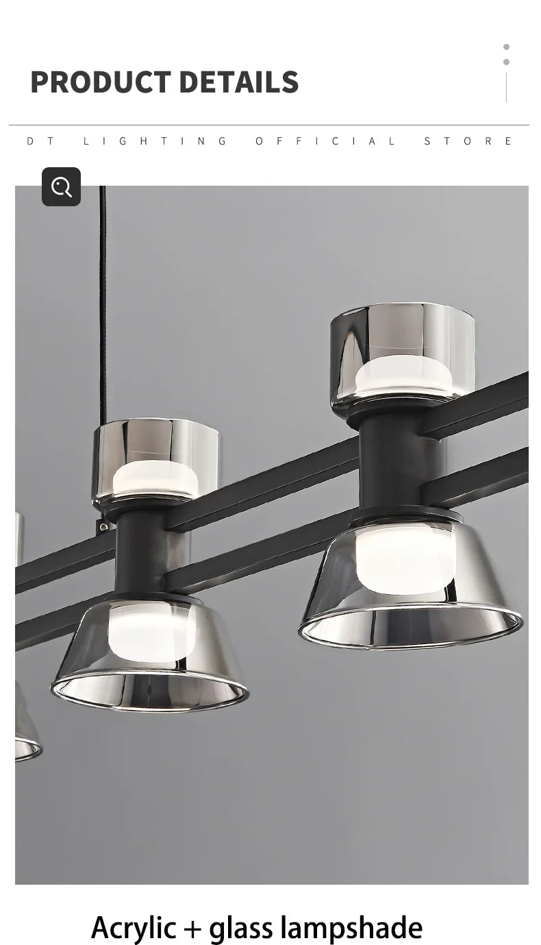 Nordisk LED-ljuskrona – Lyxig Design för Restaurang, Bar & Köksö