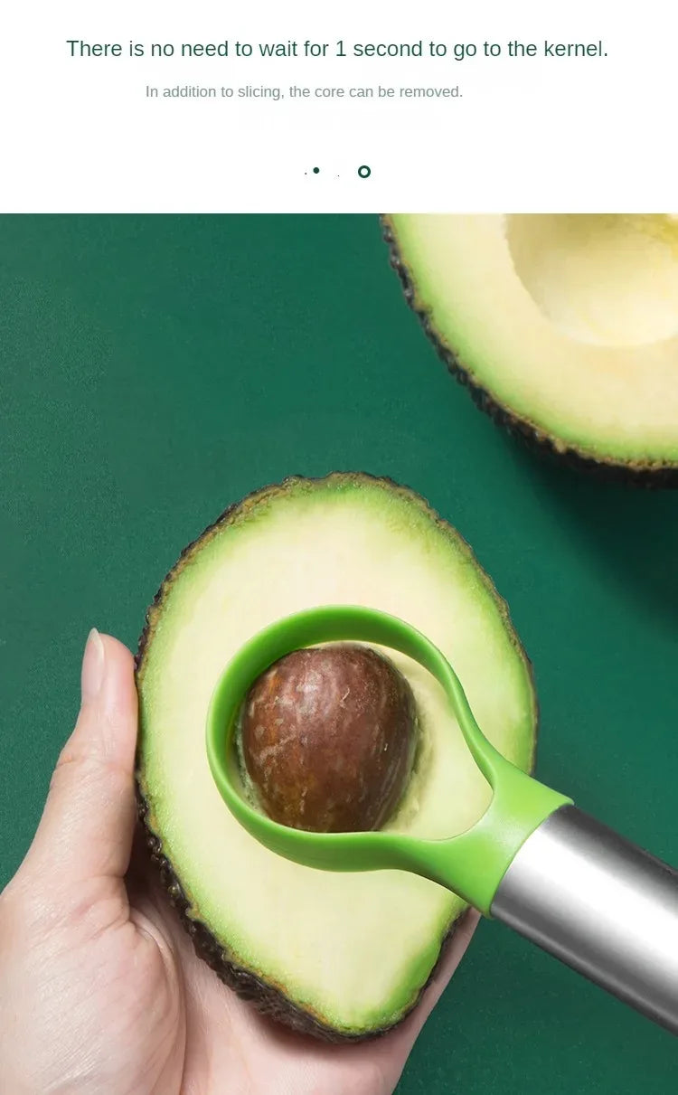 🥑 Avokadokniv i Rostfritt Stål – Frukt- & Grönsaksskärare | Praktiskt Kökstillbehör