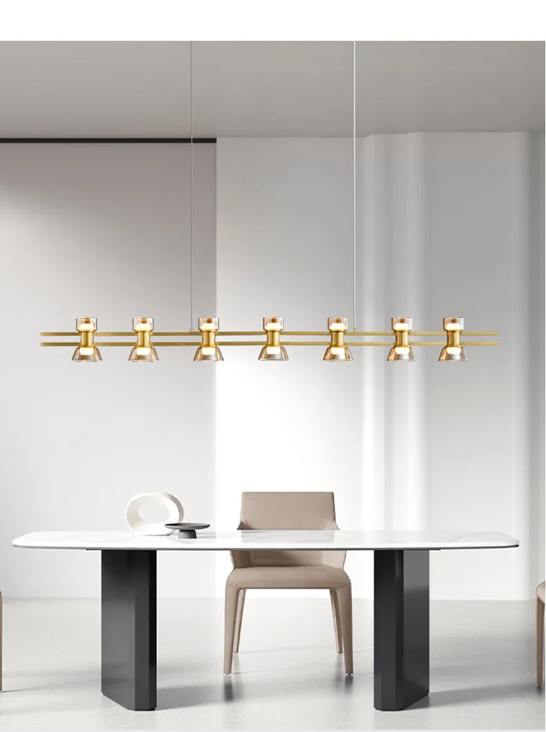 Nordisk LED-ljuskrona – Lyxig Design för Restaurang, Bar & Köksö