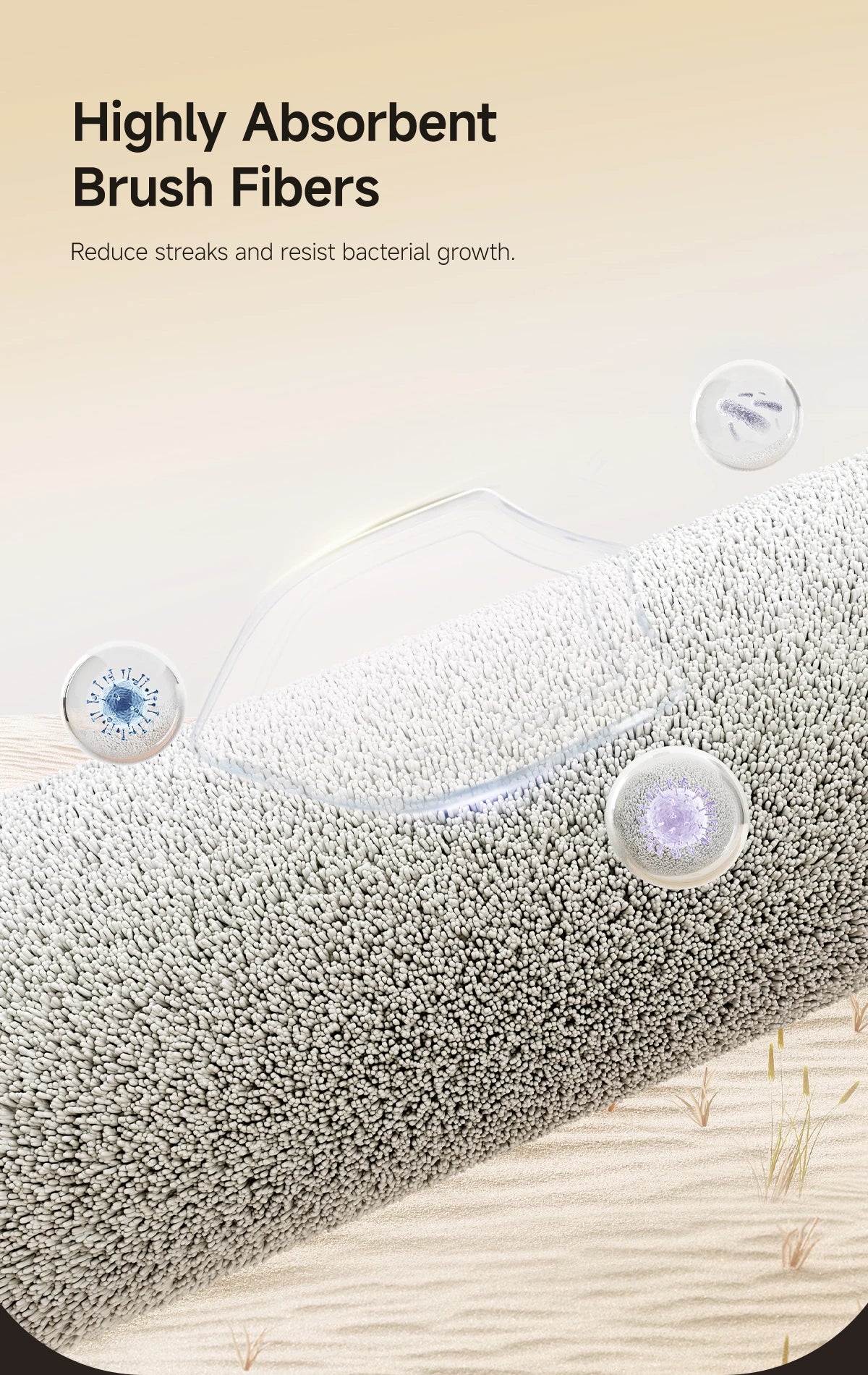 UWANT D500 Sladdlös Våt Torr Dammsugare 17000Pa 65C Självrengöring