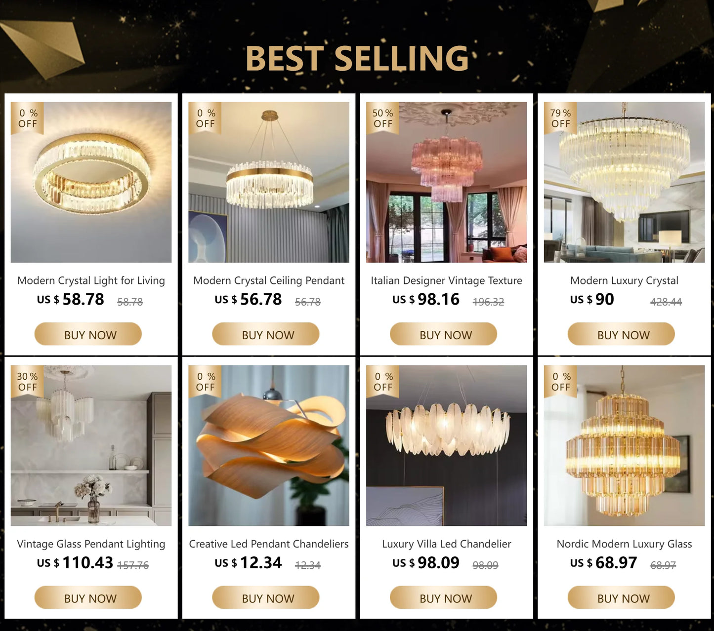 Kristalltaklampa med LED – Lyxig & Dimbart för Sovrum, Matsal & Vardagsrum