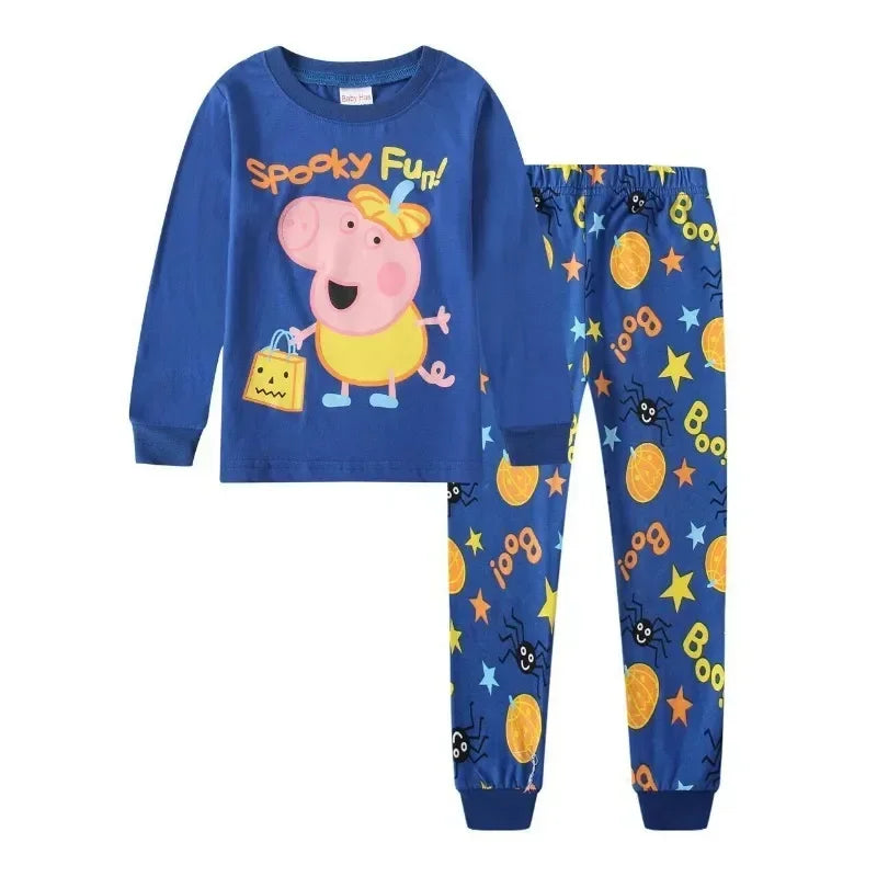 Pyjamas med Peppa Pig & Rörlig Docka – För Flickor & Pojkar