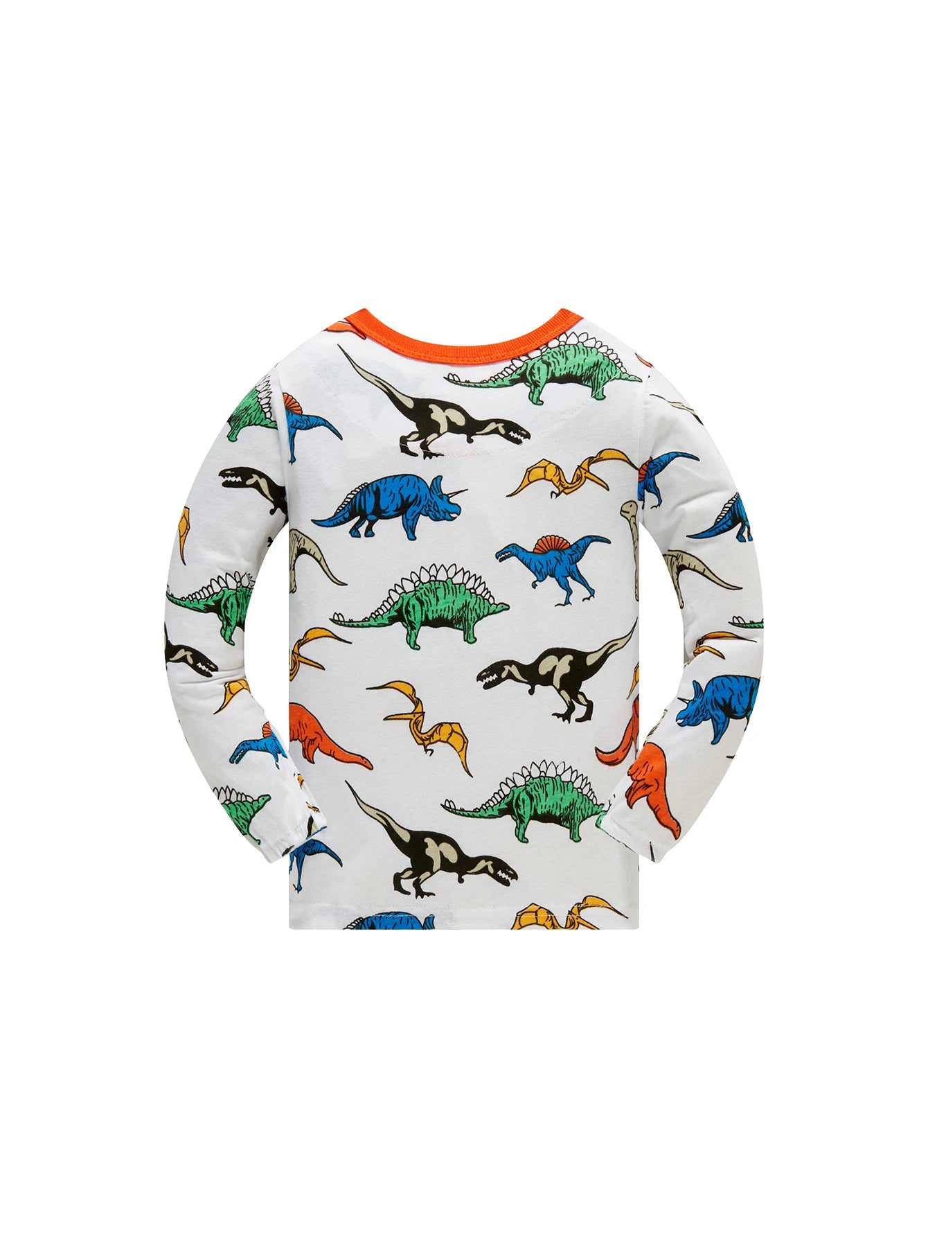 Bomullspyjamas för Pojkar – Dinosaurieprint, Mjuk & Andningsbar (1–8 år)