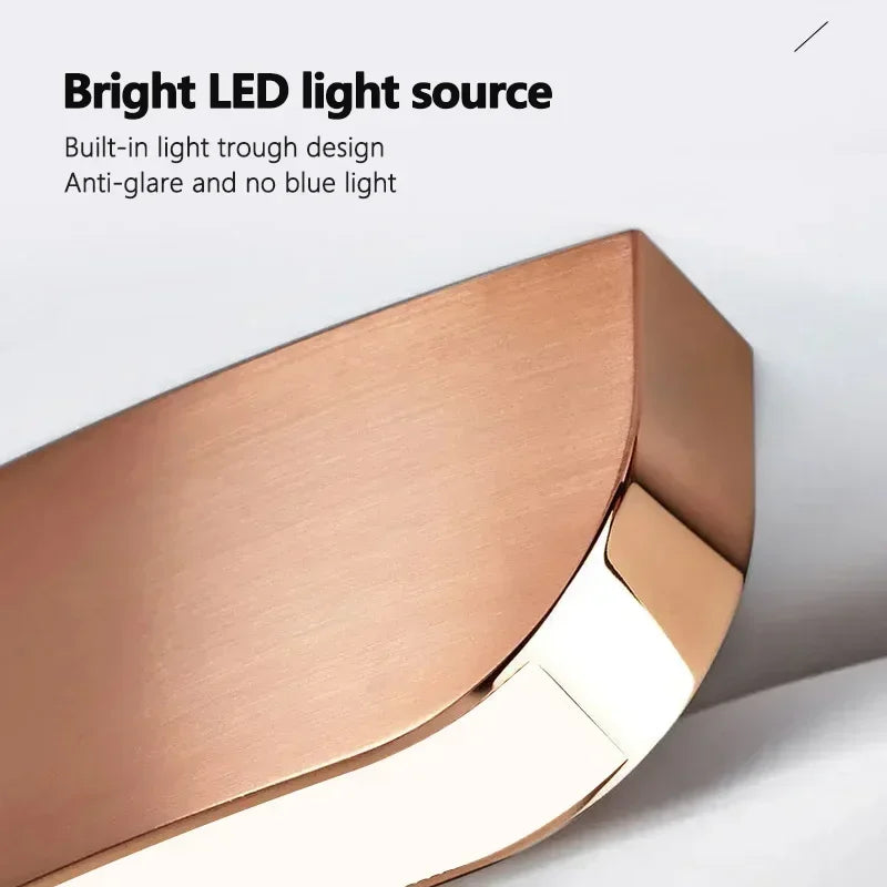 Minimalistisk LED Taklampa med Cirkulära Ringar – D40/D60