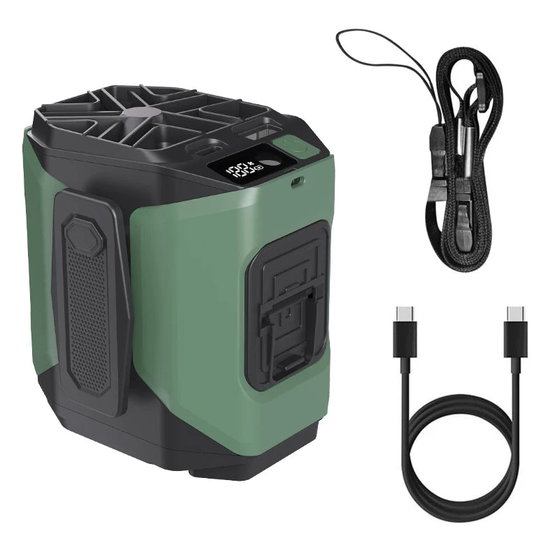 Portabel Midjefläkt 10000mAh